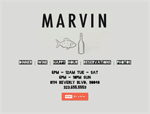 Tablet Screenshot of chezmarvin.com